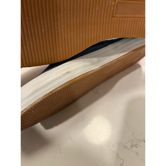 Vintage 90s Looney Tunes Tweety Bird Blue Velcro slip on flat shoes - Picture 14 of 15